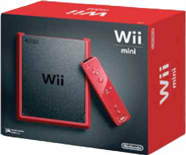 Consola Wii Mini Roja